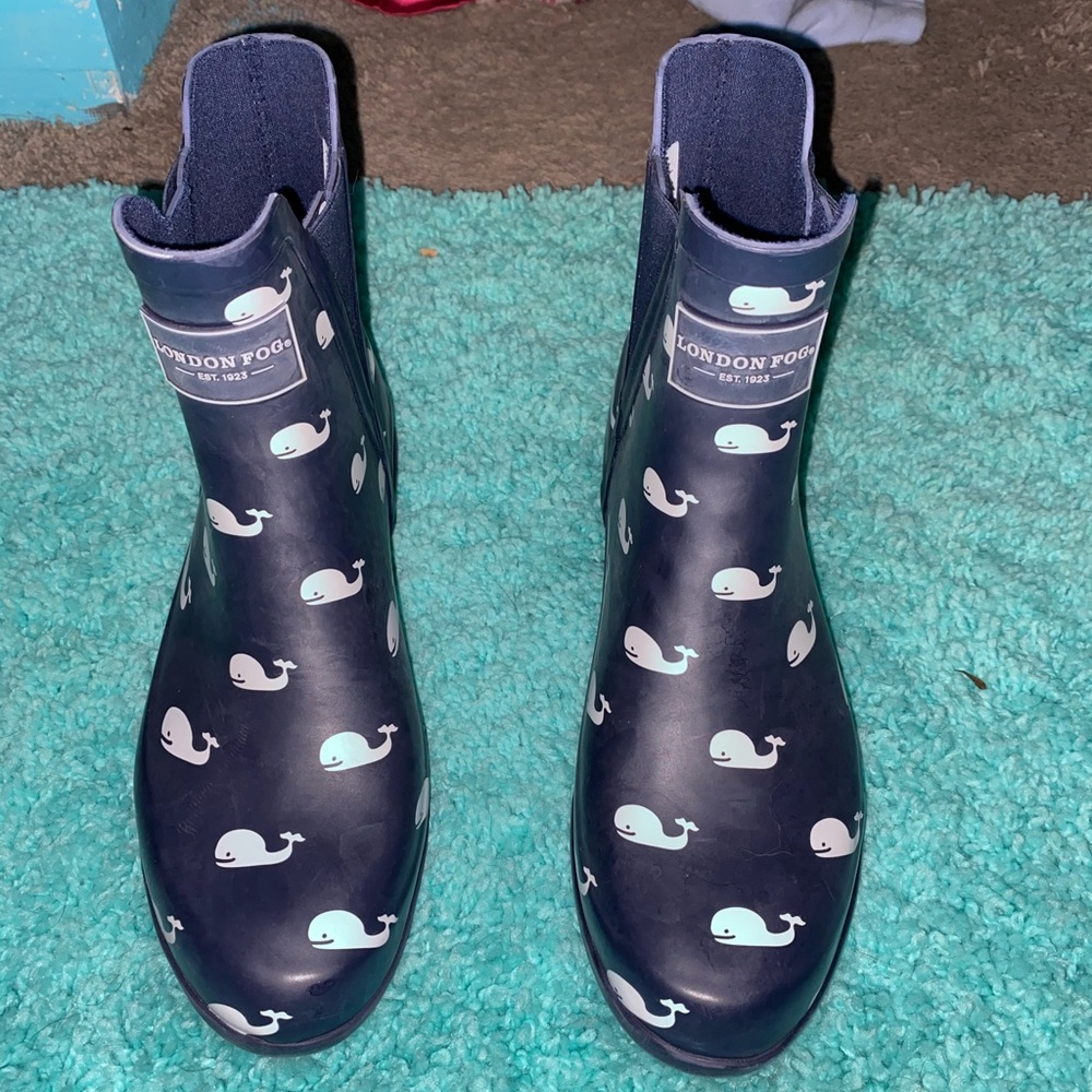 London Fog short rain boots